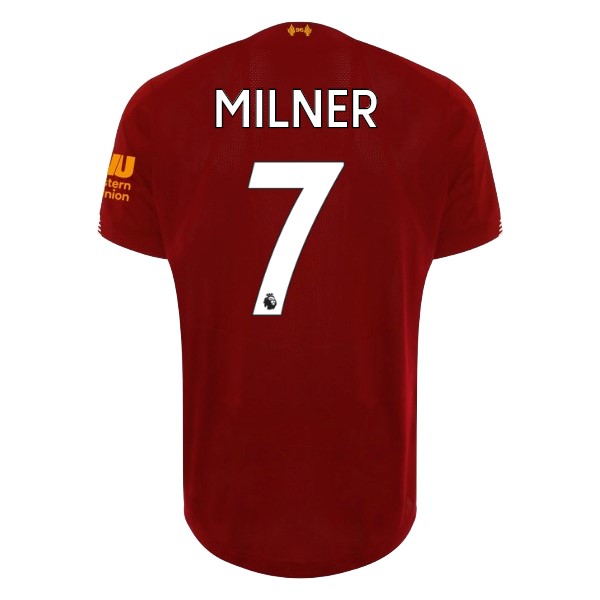 Camiseta Liverpool NO.7 Milner Primera equipo 2019-20 Rojo